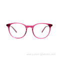 New Model Classical Round Full-rim Acetate Glasses Frames Eyewear